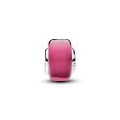 Charm Mini Cristal de Murano Rosa