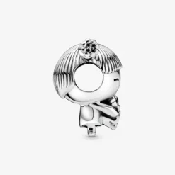 Charm Pandora Niña Coletas