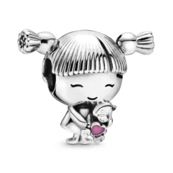 Charm Pandora Niña Coletas