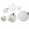 Colgante Chapa Plata de Ley Personalizable - 620-08