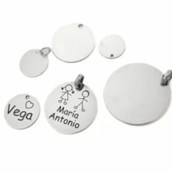 Colgante Chapa Plata de Ley Personalizable - 620-08