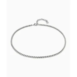 Collar bañado en plata de ley