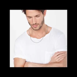 Collar bañado en plata de ley