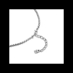 Collar bañado en plata de ley
