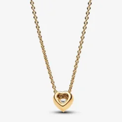 Collar Corazón Brillante Pandora