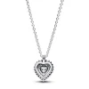 Collar Corazón Halo Brillante