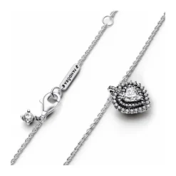 Collar Corazón Halo Brillante