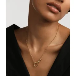 Collar de cadena con cierre apilador