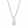 Collar de hombre de acero y placa colgante Viceroy