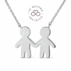 Collar Dos Niños Personalizado