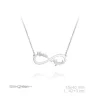 Collar Infinito en Plata dos nombres