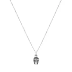 Collar Itemporality Calavera Negra