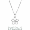 Collar Margarita Flor circonita