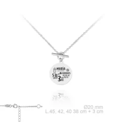 Collar Natalicio Plata