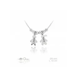 Collar Niño/Niña Personalizado Plata