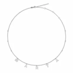 Collar Nombre Personalizado Plata