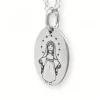 Collar Virgen Milagrosa en plata