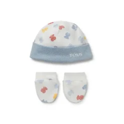 Conjunto Baby TOUS de gorro y manoplas