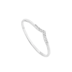 Espoleta en Oro Blanco 18k Diamantes 0.04cts