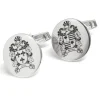 Gemelo Liso Redondo Plata Personalizado