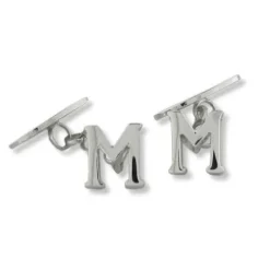Gemelo Mini Letra Plata