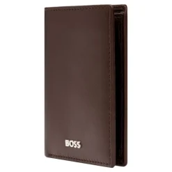 Hugo Boss Billetera Marrón Ahumado clásica