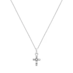 Itemporality Collar Cruz Mini Diamantes 0.09quilates