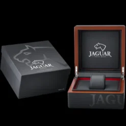 Jaguar Caballero Crono en acero inoxidable con esfera verde