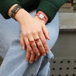 les Georgettes Pulsera Pure Martele 25mm