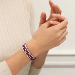 Les Georgettes Pulsera Wavy 14mm Silver