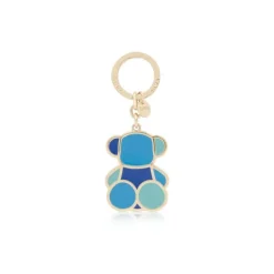 Llavero azul TOUS Bear Faceted