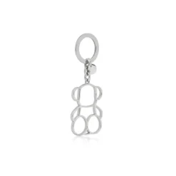 Llavero Silhouette plateado TOUS Bold Bear