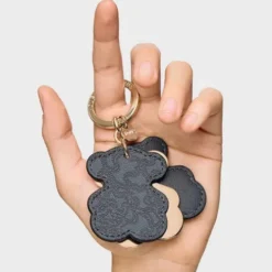 Llavero TOUS negro Triple Bear