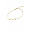 Lotus Pulsera Infinito Plata Dorada
