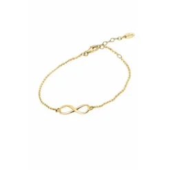 Lotus Pulsera Infinito Plata Dorada