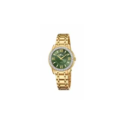 Lotus Reloj Bliss Dorado Esfera Verde