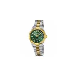 Lotus Reloj freedom Esfera Verde Acero Bicolor