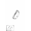 Lotus Silver Anillo Doble Circonitas