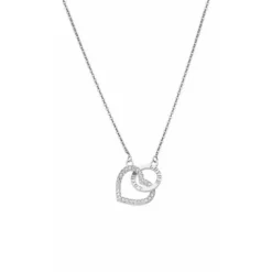 Lotus Silver Collar Corazón