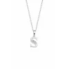 Lotus Silver Collar Letra S