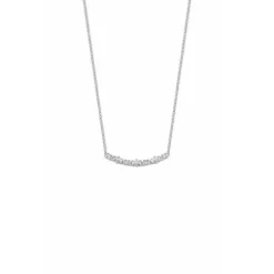 Lotus Silver Collar Plata Circonitas Baguette