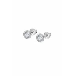 Lotus Silver Pendientes Circonitas Plata