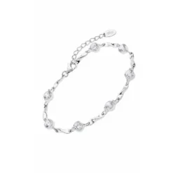 Lotus Silver Pulsera Mujer Circonitas