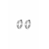 Lotus Style Pendientes Mens acero noxidable aros