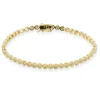 Marina Garcia Pulsera Tenis Plata Dorada Circonitas