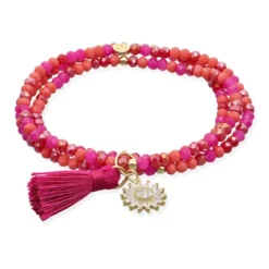 Marina Garcia Pulsera Zen Fucsia Sol