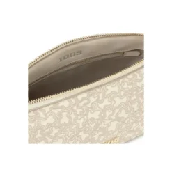 Minibolso beige TOUS Kaos Mini Lines