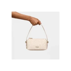 Minibolso beige TOUS Kaos Mini Lines