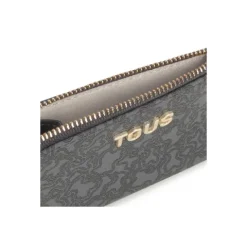 Monedero tarjetero gris oscuro TOUS Kaos Mini Lines