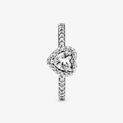 Pandora Anillo Corazón Relieve - 198421C01